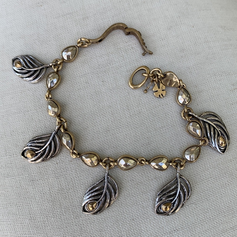 Lucky Brand leaf bracelet